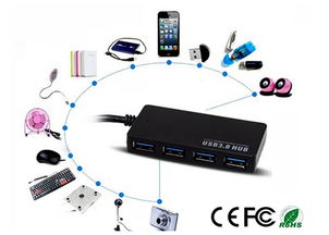 新設(shè)計(jì) USB 3.0 集線器 專為MacBook打造的Type-C至4端口USB 3.0擴(kuò)展塢